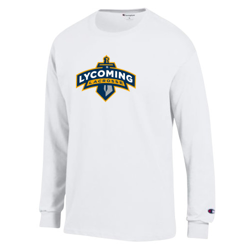 Main Image for  Champion White Long Sleeve T Shirt