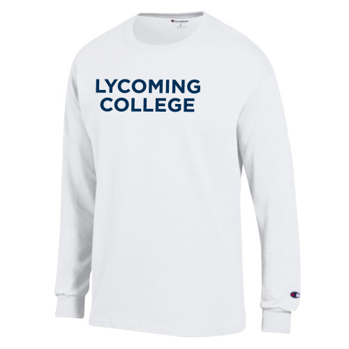 Main Image for  Champion White Long Sleeve T Shirt