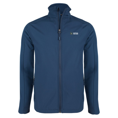  Navy Softshell Jacket - Lycoming Institutional Logo Horizontal
