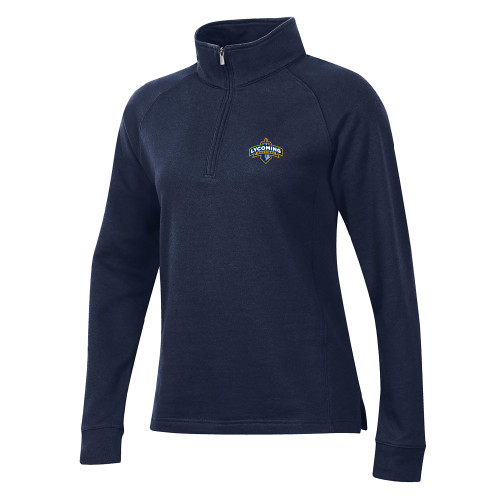  Gear Womens Navy 1/4 Zip - Lycoming Warriors Athletic Logo