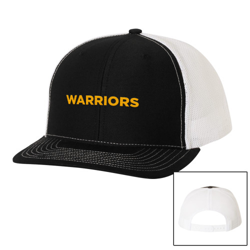  Richardson Black/White Trucker Hat - Lycoming Warriors Wordmark