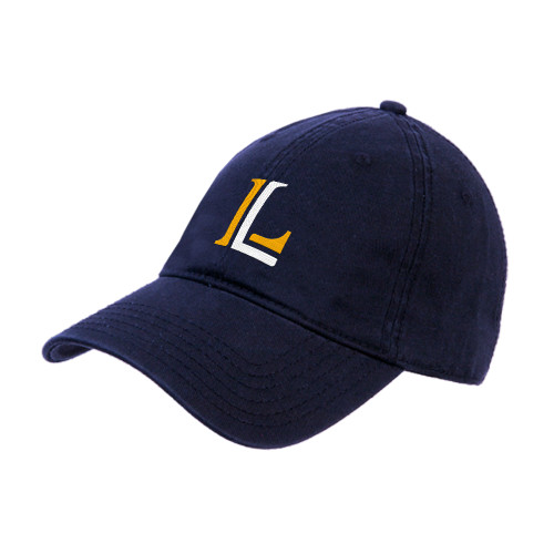  Navy Unstructured Adjustable Low Profile Hat - Lycoming Athletic L