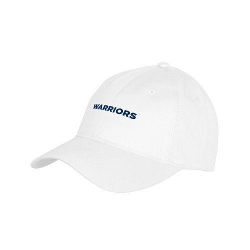  Youth White Pro Style Hat - Lycoming Warriors Wordmark