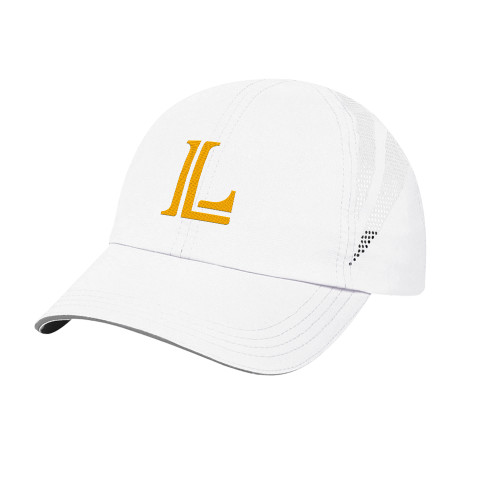  White Performance Cap - Lycoming Athletic L