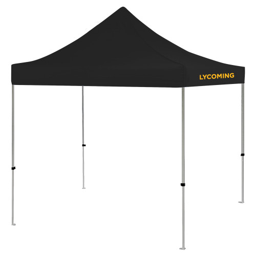  9 ft x 9 ft Black Tent - Lycoming Wordmark