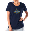 Thumbnail image for  Under Armour Womens Navy Charged Cotton Tee