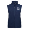 Thumbnail image for  Navy Fleece Full Zip Vest