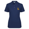 Thumbnail image for  Womens Silk Touch Navy Pique Polo