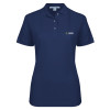 Thumbnail image for  Womens Silk Touch Navy Pique Polo
