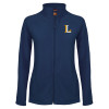 Thumbnail image for  Womens Navy Fleece Full Zip Jacket