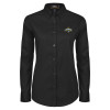 Thumbnail image for  Womens Black Twill Button Down Long Sleeve 