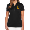 Thumbnail image for  Callaway Womens Black Tulip Sleeve Zip Polo