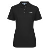 Thumbnail image for  Womens Silk Touch Black Pique Polo