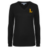 Thumbnail image for  Womens Black VNeck Sweater
