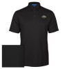 Thumbnail image for  Black Performance Fine Jacquard Polo