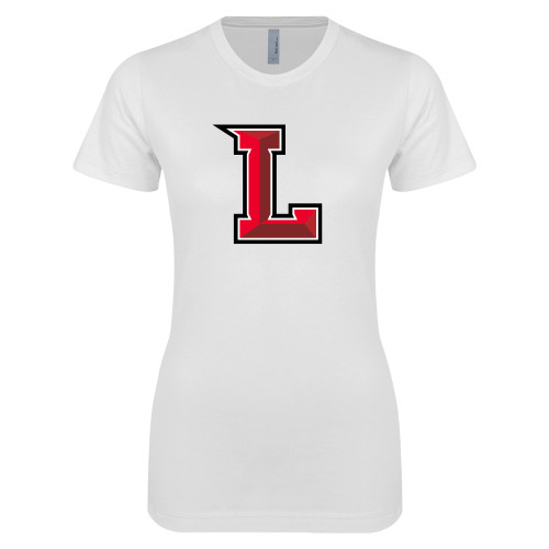  Next Level Womens White Boyfriend Tee - Stinger L