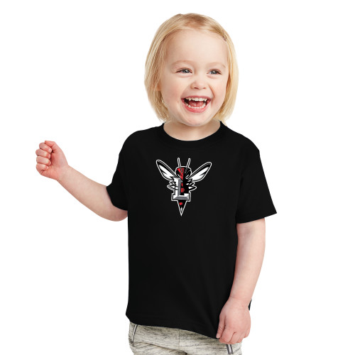  Toddler Black T Shirt - Hornet Bevel L