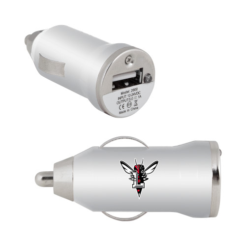  On the Go Silver Car Charger - Hornet Bevel L
