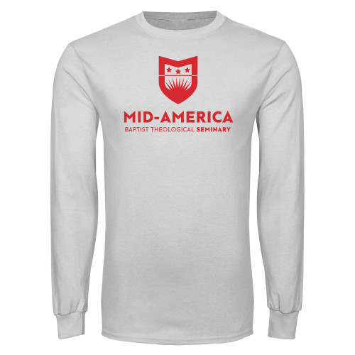  White Long Sleeve T Shirt - MABT Seminary Stacked
