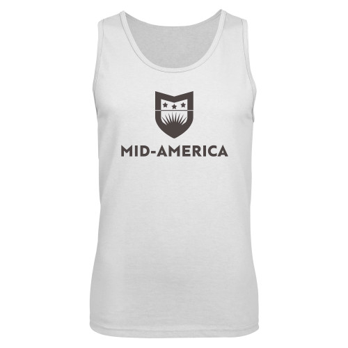  White Tank Top - Mid America Stacked