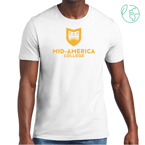  Allmade White Organic Cotton Tee - CAMA Stacked