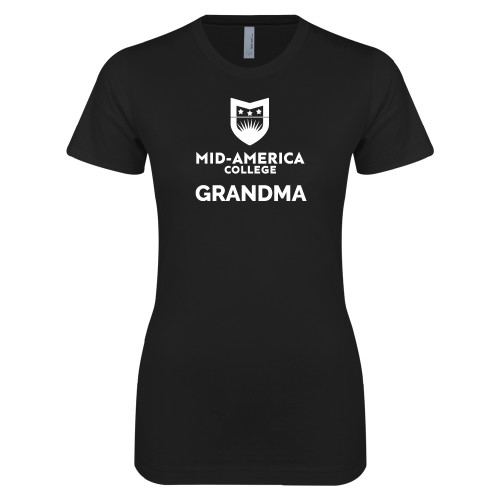  Next Level Womens Black Boyfriend Tee - CAMA Grandma