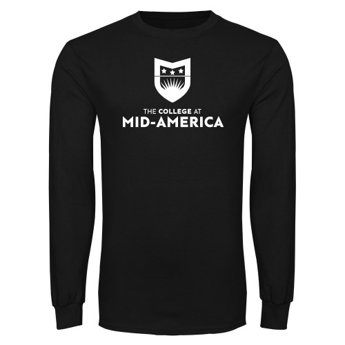 Black Long Sleeve T Shirt - CAMA Stacked