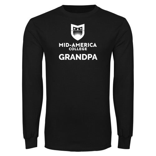  Black Long Sleeve T Shirt - CAMA Grandpa