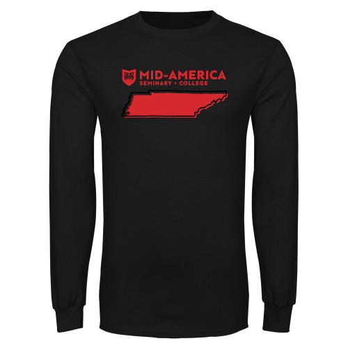  Black Long Sleeve T Shirt - MATBSC Tennessee Silhouette