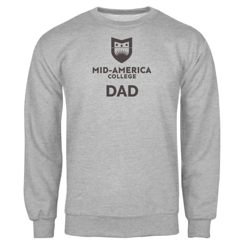  Grey Fleece Crew - CAMA Dad