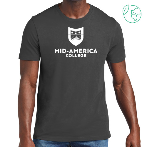  Allmade Dark Grey Organic Cotton Tee - CAMA Stacked