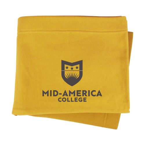  Gold Sweatshirt Blanket - CAMA Stacked