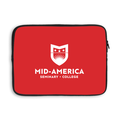  13 inch Neoprene Laptop Sleeve - MA Seminary and College Stacked