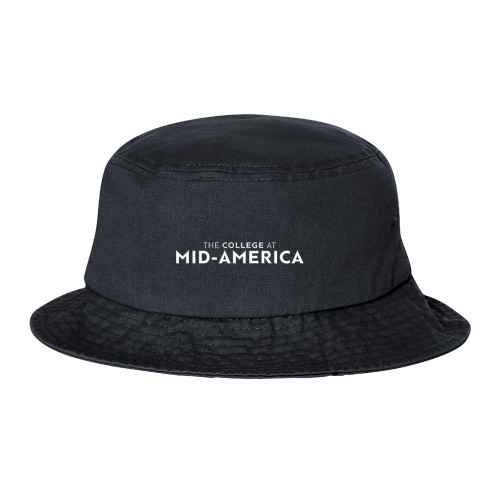  Sportsman Black Bucket Hat - CAMA Wordmark