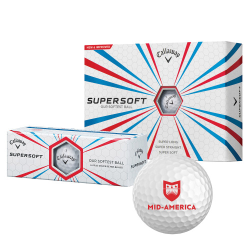  Callaway Supersoft Golf Balls 12/pkg - Mid America Stacked