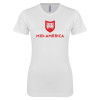 Thumbnail image for  Next Level Womens White Boyfriend Tee