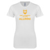 Thumbnail image for  Next Level Womens White Boyfriend Tee