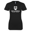 Thumbnail image for  Next Level Womens Black Boyfriend Tee