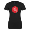 Thumbnail image for  Next Level Womens Black Boyfriend Tee