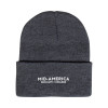 Thumbnail image for  Grey Knit Beanie w/Cuff