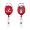 Thumbnail image for  Red Oval Retractable Badge Holder w/Clip