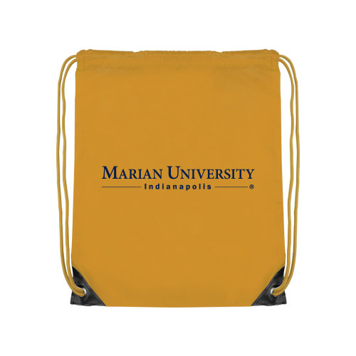  Gold Drawstring Backpack - Primary Mark