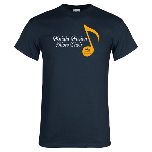  Navy T Shirt - Knight Fusion Show Choir Music Note