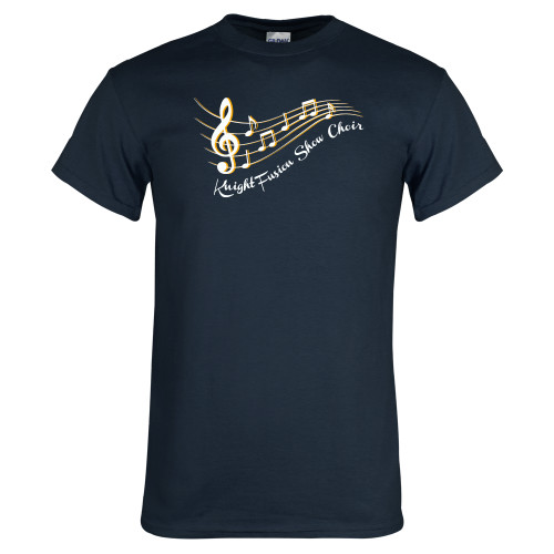  Navy T Shirt - Knight Fusion Show Choir Music Bar