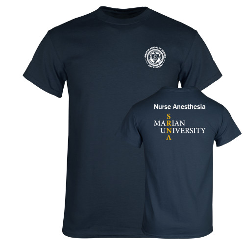  Navy T Shirt - Leighton School of Nursing
