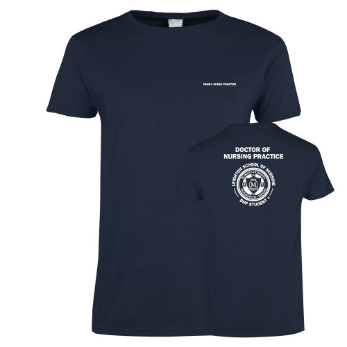 Womens Short Sleeve Navy Tee - Family Nurse Practice