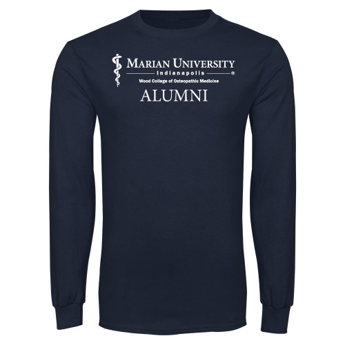  Navy Long Sleeve T-Shirt - College of Osteopathic Medicine