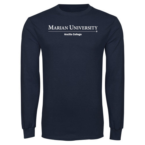  Navy Long Sleeve T-Shirt - Ancilla College