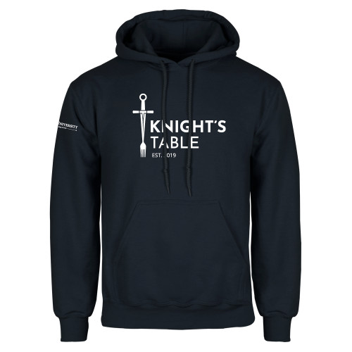  Navy Fleece Hoodie - Knights Table Alternative Mark