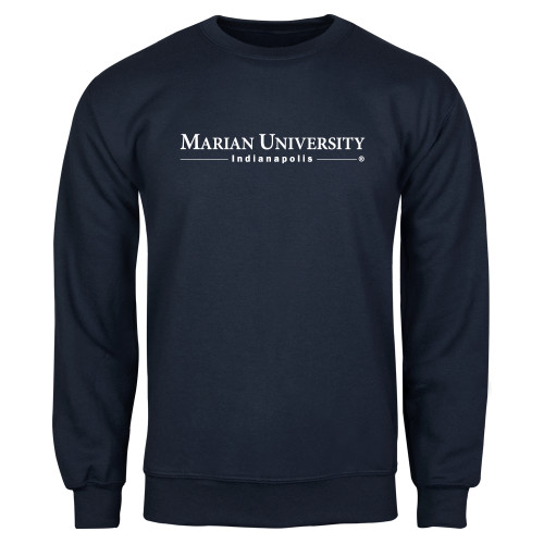  Navy Fleece Crew - Primary Mark